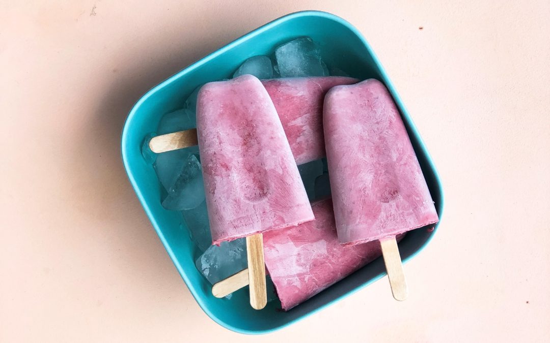 Berry & Coconut Ice-blocks