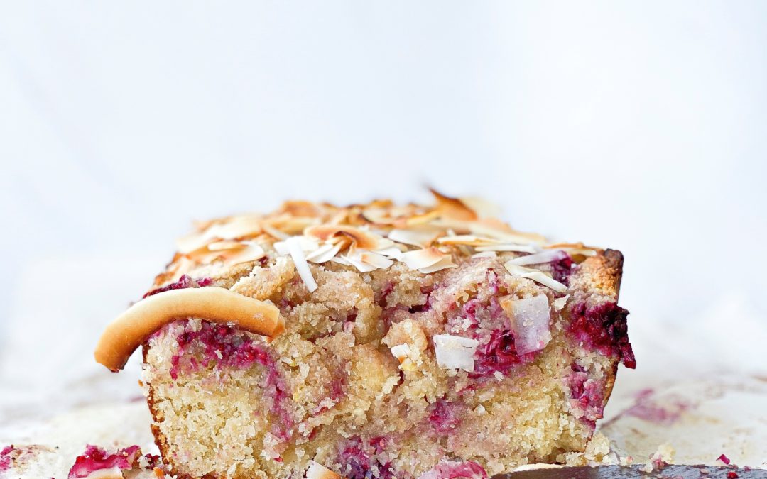 Raspberry and Coconut Loaf